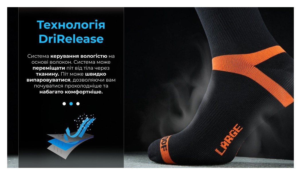 Водонепроницаемые носки DexShell Hytherm Pro DS634 XL (47-49)