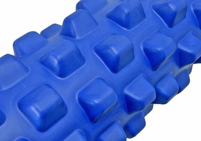 Масажний ролик EasyFit Grid Roller PRO 33 см Чорний