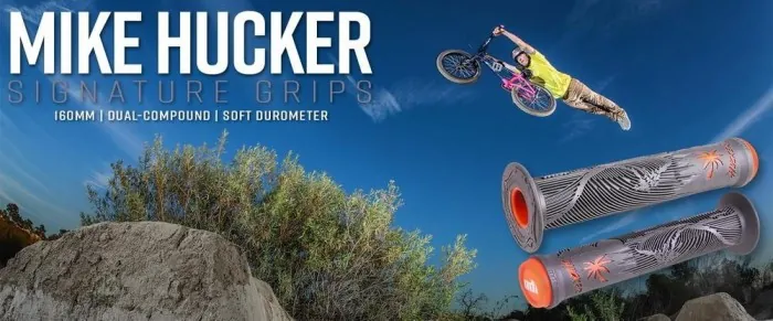 Грипсы ODI Hucker Signature 160mm no Flange Sand