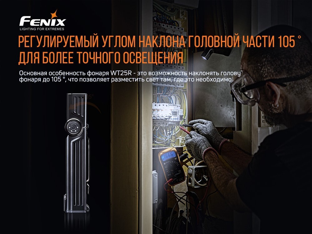 Ліхтар ручний Fenix WT25R, укр, укр