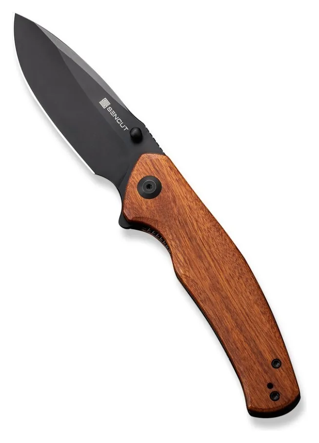 Ніж складаний туристичний Sencut Slashkin, (8.8 см) D2 / Cuibourtia Wood (FNR_S20066-4)