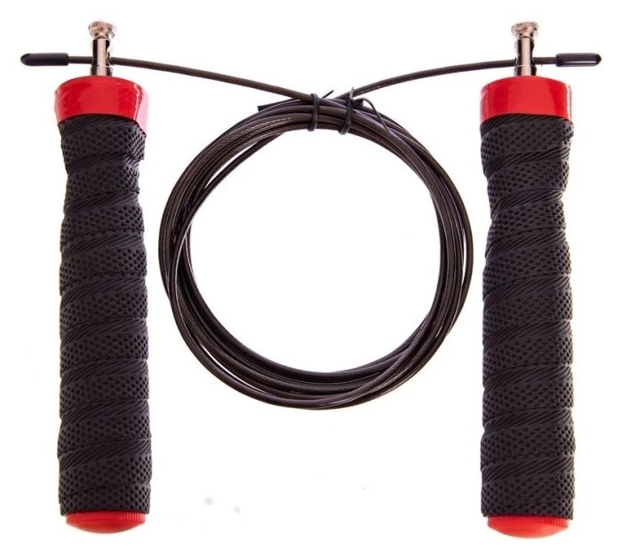 Скакалка швидкісна Zelart Кросфіт з підшипником та сталевим тросом CIMA CM-J603 (l-3м, d-3мм), укр, укр