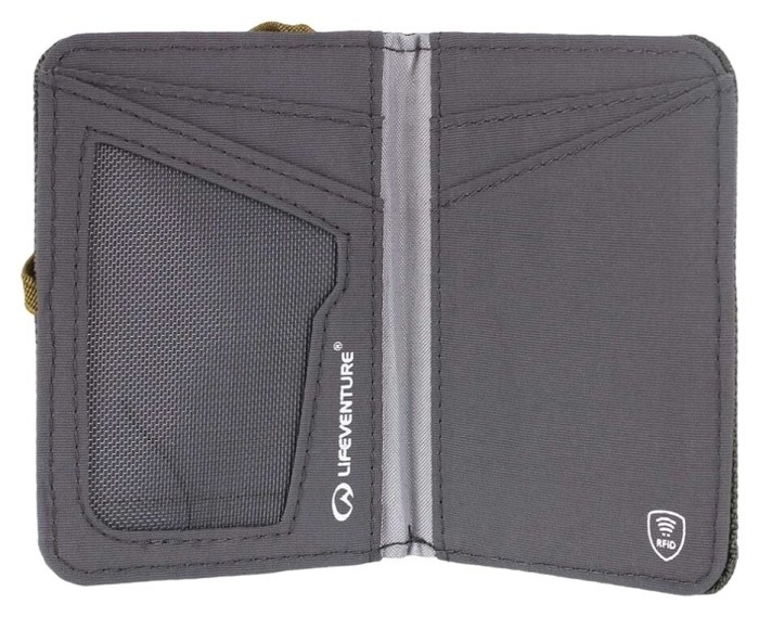 Кошелек Lifeventure Recycled RFID Card Wallet olive