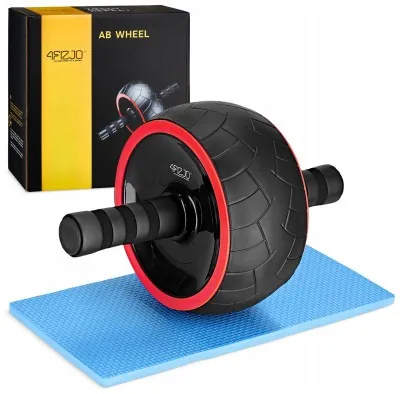 Ролик (гімнастичне колесо) для преса 4FIZJO Ab Wheel XL Black/Red (P-5907739312747)