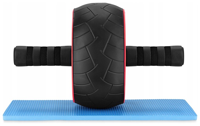 Ролик (гімнастичне колесо) для преса 4FIZJO Ab Wheel XL Black/Red (P-5907739312747)