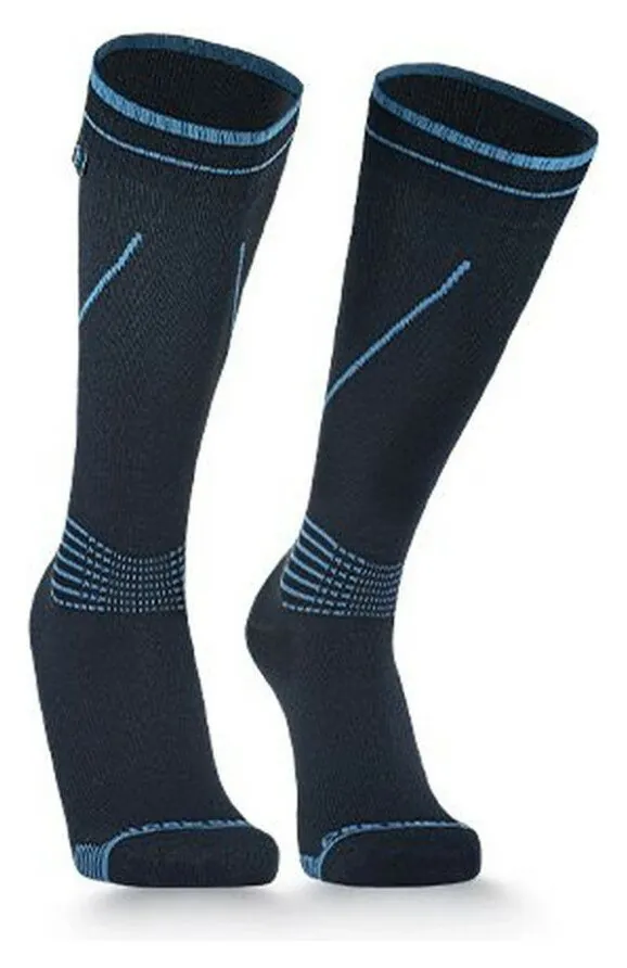 Водонепроникні шкарпетки Dexshell Longlite Socks 2.0, блакитні полоски, розмір XL (47-49) (FNR_DS72506JBB-XL)