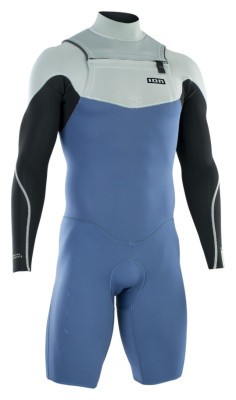 Гідрокостюм ION ( 48232-4490 ) Wetsuit Element 2/2 Shorty LS Front Zip men 2023