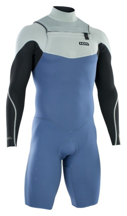 Гідрокостюм ION ( 48232-4490 ) Wetsuit Element 2/2 Shorty LS Front Zip men 2023