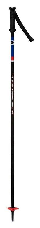 Палиці для гірських лиж для підлітків Kerma SPEED TEAM 100см Black/blue/red (90 см black/blue/red)