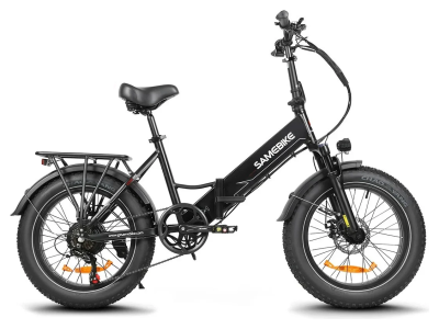 Электровелосипед Samebike LOTDM200-II (750 Вт, 13 А*ч, 48 В), колеса 20", с ручкой газа, черный