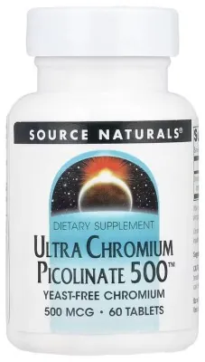 Ultra Chromium Picolinate 500™ 500 mcg - 60 tabs