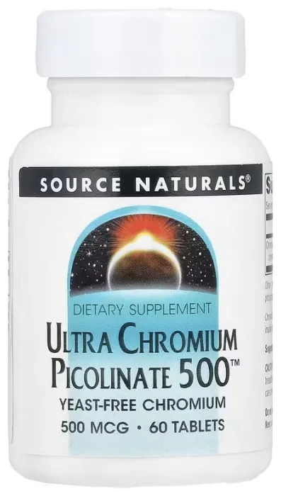 Ultra Chromium Picolinate 500™ 500 mcg - 60 tabs