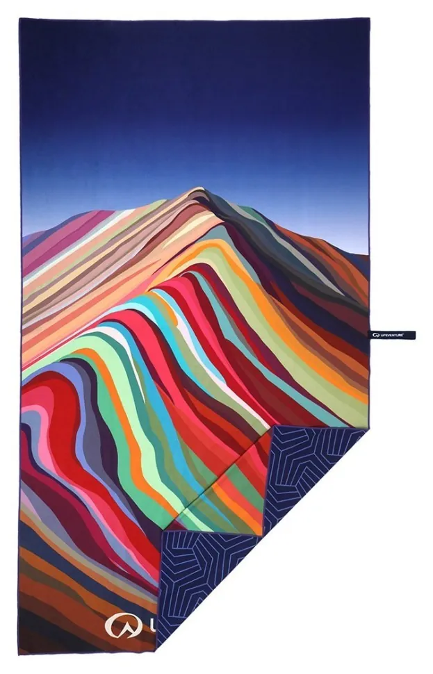 Lifeventure полотенце Recycled Soft Fibre Trek rainbow mountain Giant (Giant)