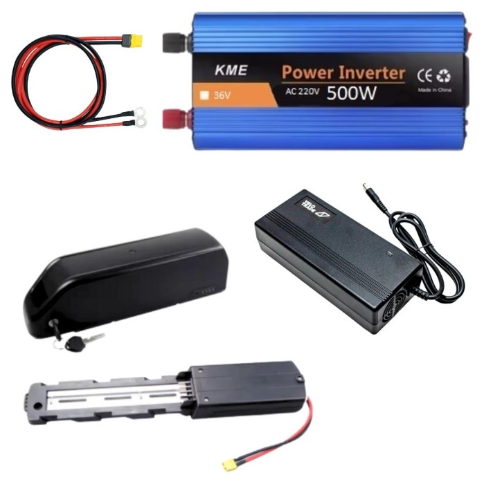 Зарядна станція 36В 10А з інвертором 500Вт, укр, укр