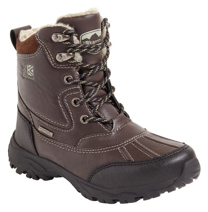 Черевики зимові дитячі Karrimor SNOW CASUAL KIDS WEATHERTITE 31 Brown (K1003-BRN), укр, укр