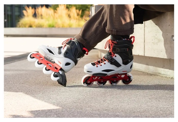 Ролики Rollerblade RB Pro X grey-warm red, укр, укр