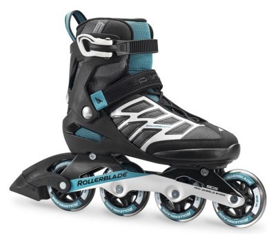 Роликовые коньки для взрослых Rollerblade SPARK 80 W 36.5 (6US) 230мм Black/teal blue (07849600 B11)