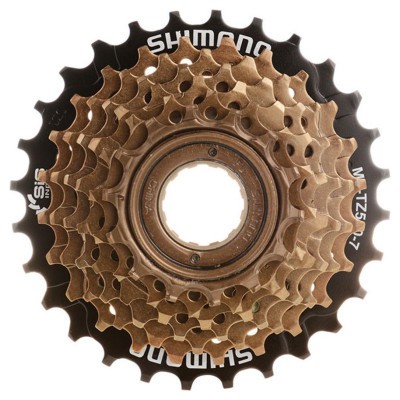 Тріскачка 7 14-28Т Сталь SHIMANO TZ-500 коричневий