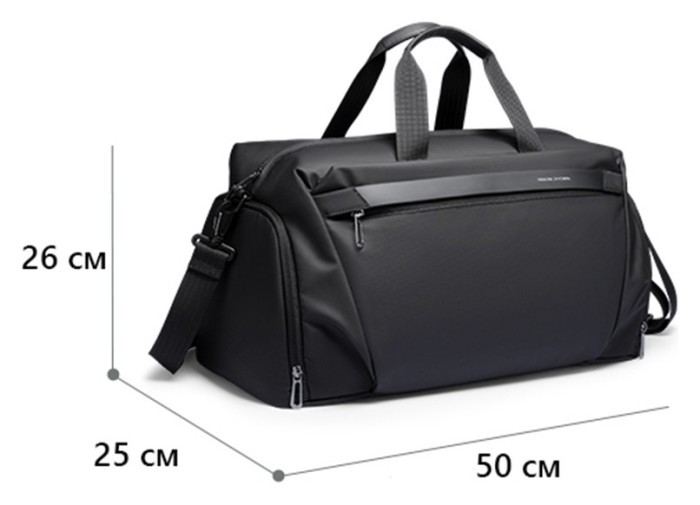 Дорожня сумка Mark Ryden Stayfit MR3006 Black, укр, укр