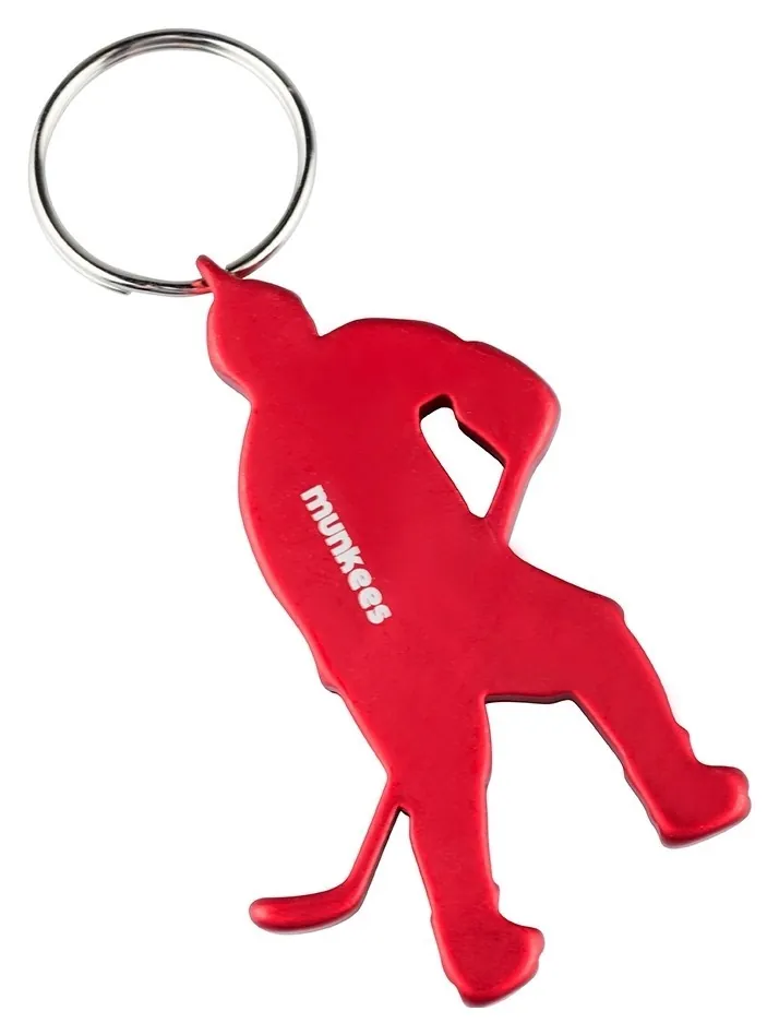 Munkees 3497 брелок-відкривачка Icehockey Player red (3497-RD)