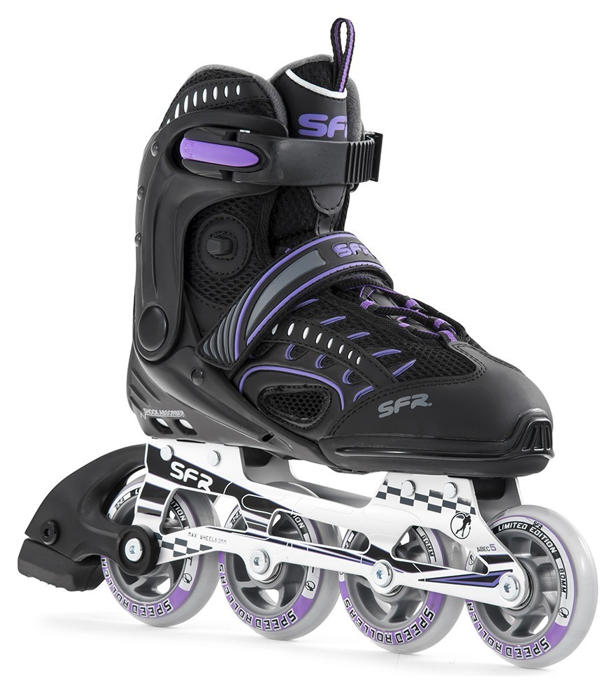 Роликові ковзани SFR RX-XT 37 Black Purple, укр, укр