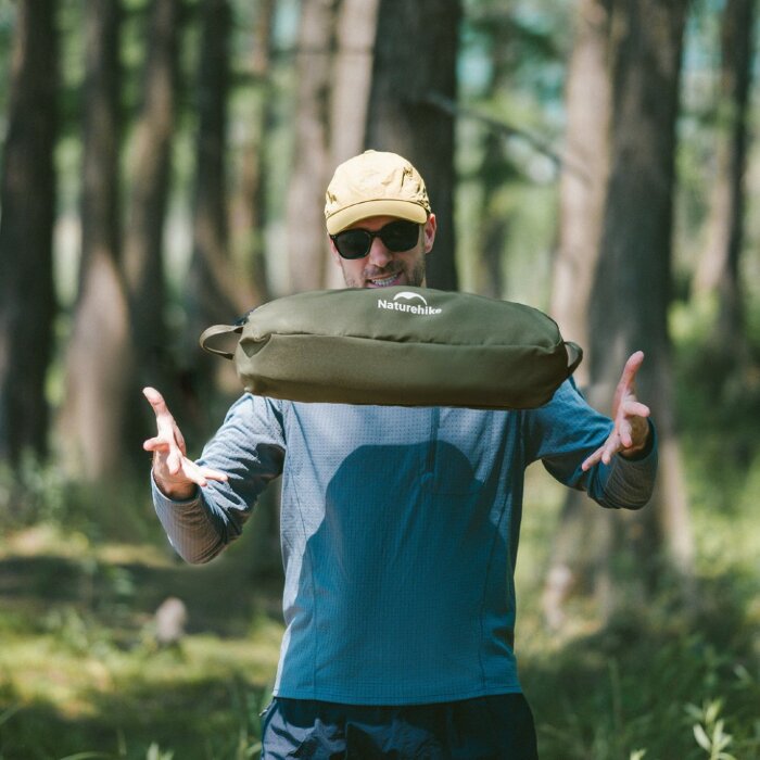 Стілець складаний ультралегкий Naturehike CNK2550JJ013 Yamami YL01, розмір L, алюміній, сірий, укр, укр