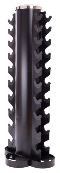 Гантели шестигранные со стойкой ряд 1-10 кг. Rubber Hexagon Dumbbell