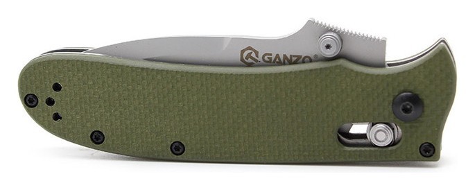 Ніж складаний Ganzo G704 зелений, укр, укр
