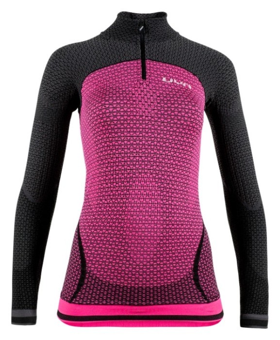 Кофты и толстовки для бега UYN (O101435) RUNNING ALPHA OW SHIRT LG_SL. ZIP UP 2020