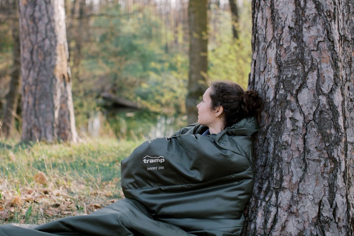 Спальный мешок Tramp Shypit 200XL ковдра с капюшом правый olive 220/100 UTRS-059L