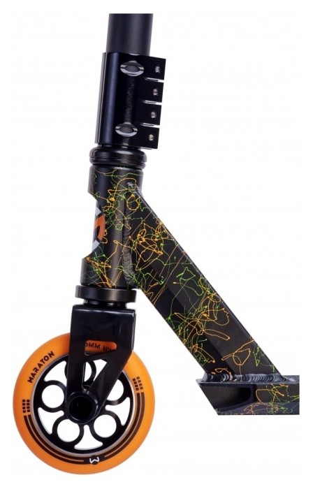 Трюковий самокат Maraton Champion помаранчевий, укр, укр