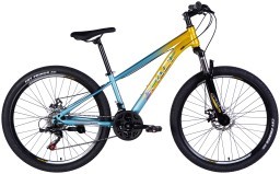 Велосипед ST 26" SPACE MARS DD FR рама-13" золотисто-блакитний 2025 Велосипед ST 26" SPACE MARS DD FR рама-13" золотисто-блакитний 2025