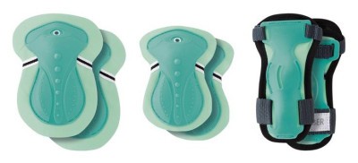 Комплект захисний дитячий GLOBBER, м'ятний, для дитини 25-50кг