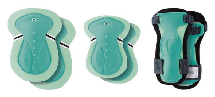 Комплект захисний дитячий GLOBBER, м'ятний, для дитини 25-50кг, укр, укр