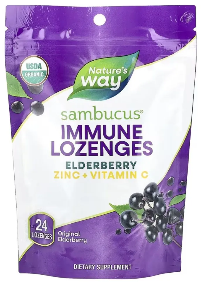 Sambucus Organic Zinc Lozenges - 24 cnt