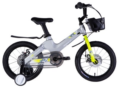 Велосипед MG 16" SPACE KID MOON DD рама-9" серый 2025