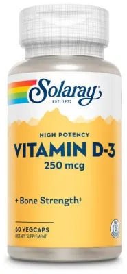 Super Strength Vitamin D-3 250mcg - 60 vcaps