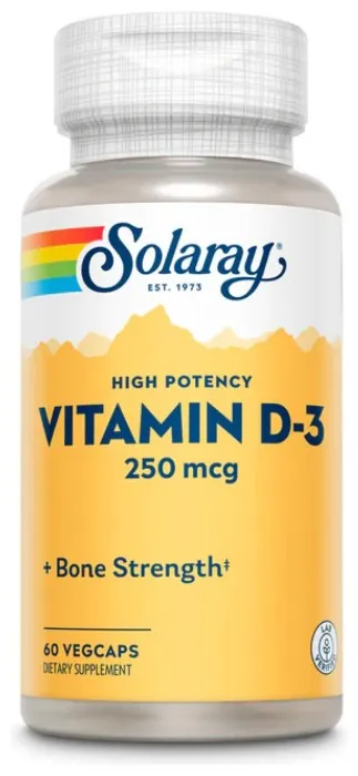 Super Strength Vitamin D-3 250mcg - 60 vcaps