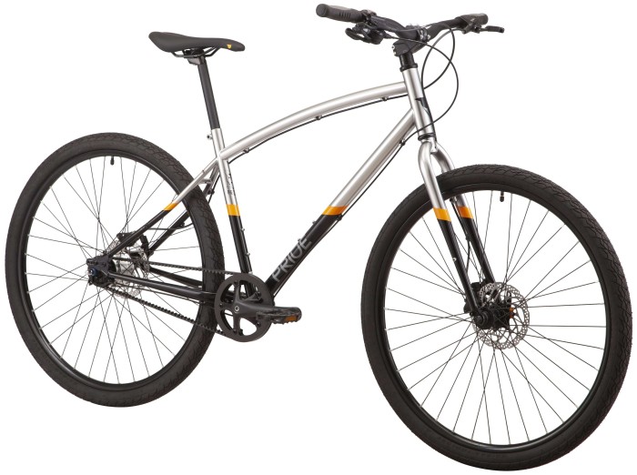 Велосипед 28" Pride ROCKSTEADY 8.3 рама - L 2023 чорно-сірий