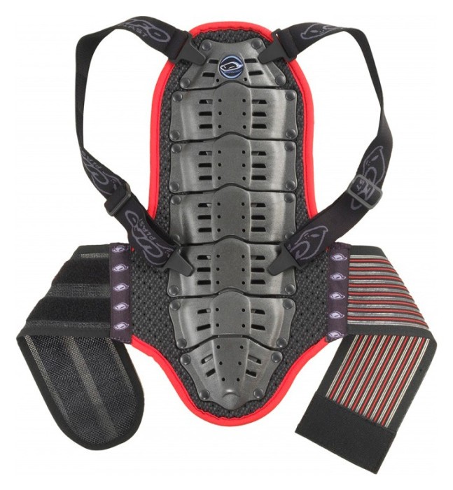 Защита спины детская спортивная UFO BACK SUPPORT (AGE 7-9) Black/red (SK09114)