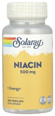 Niacin 500mg - 100 vcaps