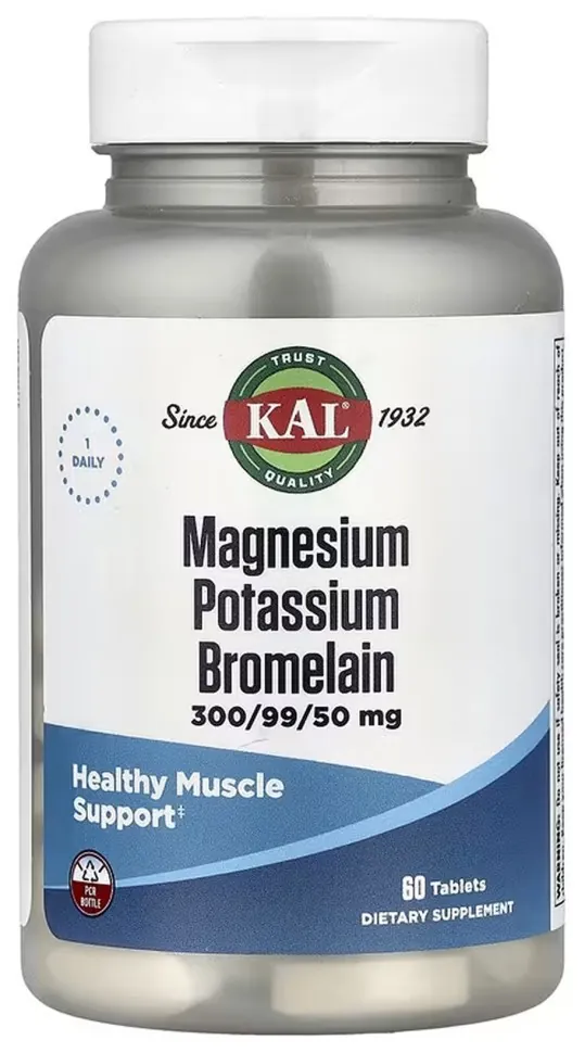 Magnesium Potassium Bromelain - 60 tabs (DSN_2023-10-7017)