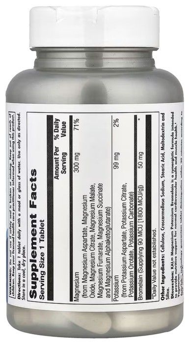 Magnesium Potassium Bromelain - 60 tabs
