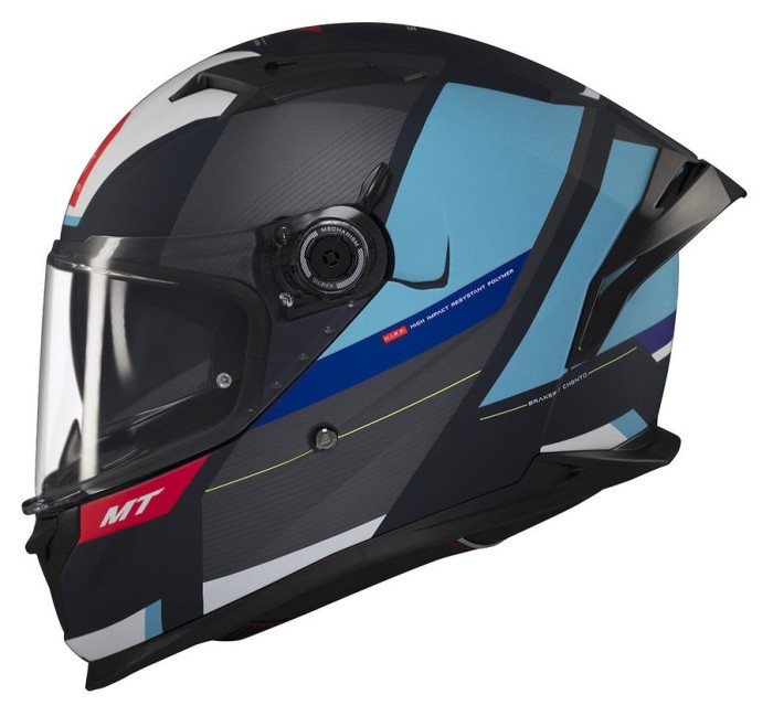 Мотошолом MT BRAKER SV CHENTO C7 Matt Blue XS
