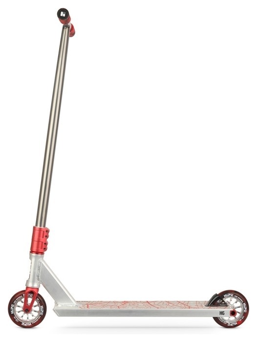 Самокат трюковый Hipe H6 Raw/Red трюковый самокат Hipe H6 Raw/Red