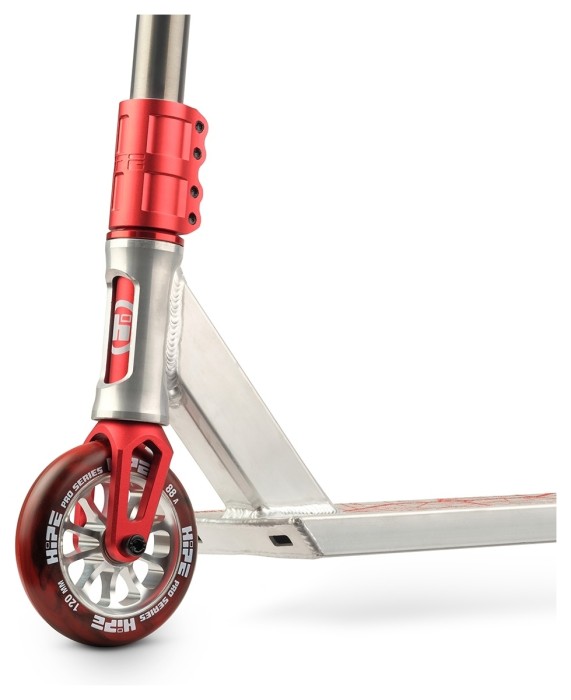 Самокат трюковый Hipe H6 Raw/Red трюковый самокат Hipe H6 Raw/Red