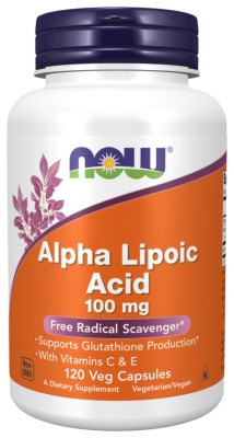 Alpha Lipoic Acid 100mg - 120 vcaps