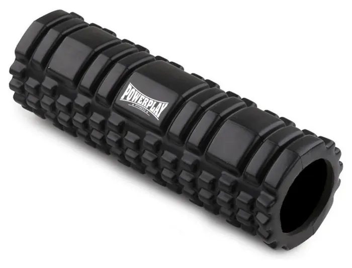 Массажный ролик (роллер) PowerPlay 4342 Massage Roller Черный (30x10см.)