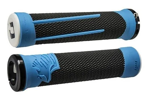 Гріпси ODI AG-2 Black/Blue w/ Black clamps (черно-сині з чорними замками) (OBOD_D35A2BU-B)