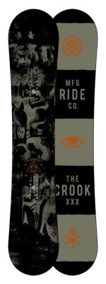 Сноуборд Ride Crook 155 Black (1240017)